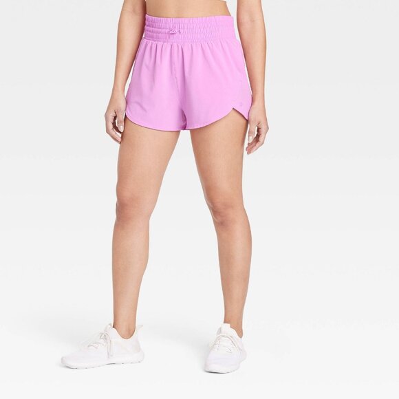 Small - Womens High-Rise Flex Shorts 3" - All In Motion - Purple - Picture 7 of 9